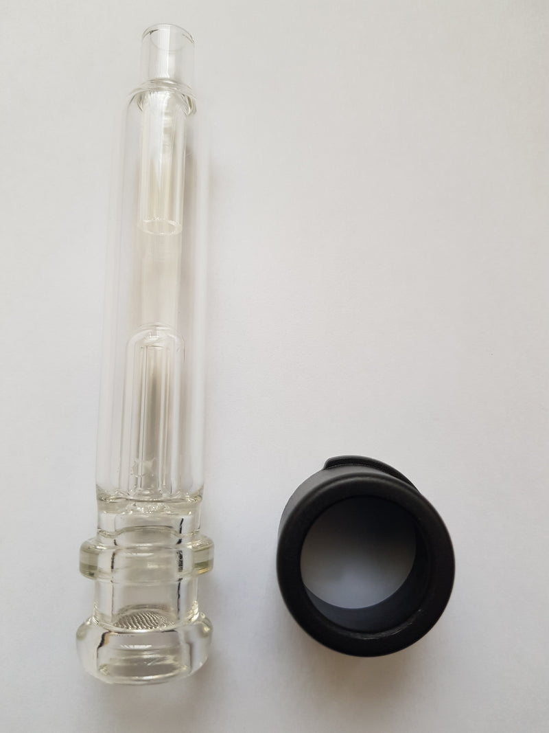 Short Glass Water Bubbler Cooling Stem for Crafty, Mighty