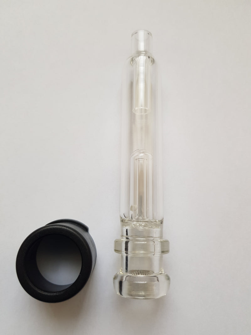 Short Glass Water Bubbler Cooling Stem for Crafty, Mighty