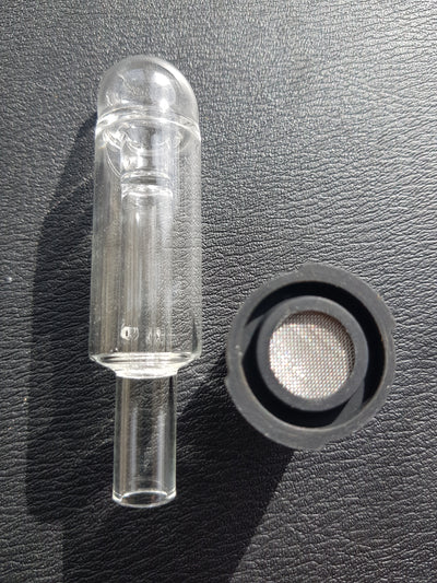 Mini Glass Water Bubbler Cooling Stem for Crafty, Mighty