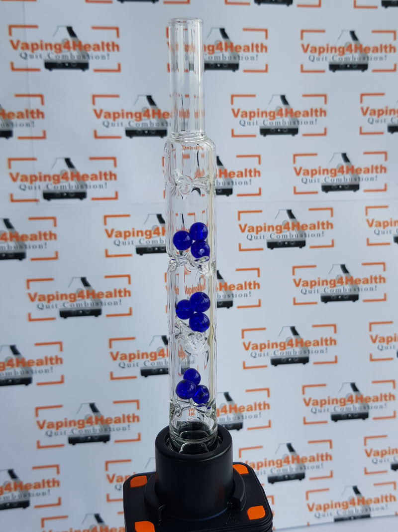 3D Glass Long Cooling Stem with Quartz Balls for VENTY