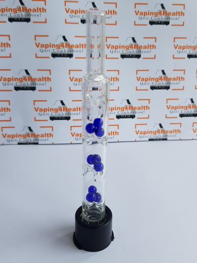 3D Glass Long Cooling Stem with Quartz Balls for VENTY