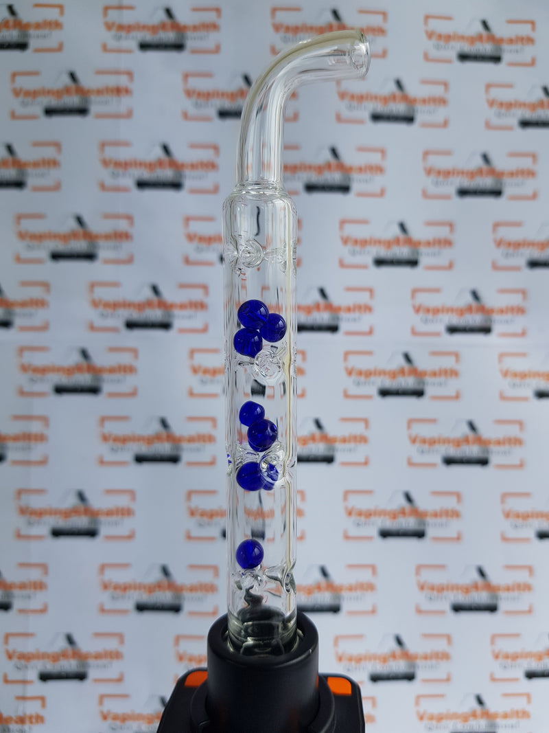 3D Glass Long Cooling Stem with Quartz Balls for VENTY