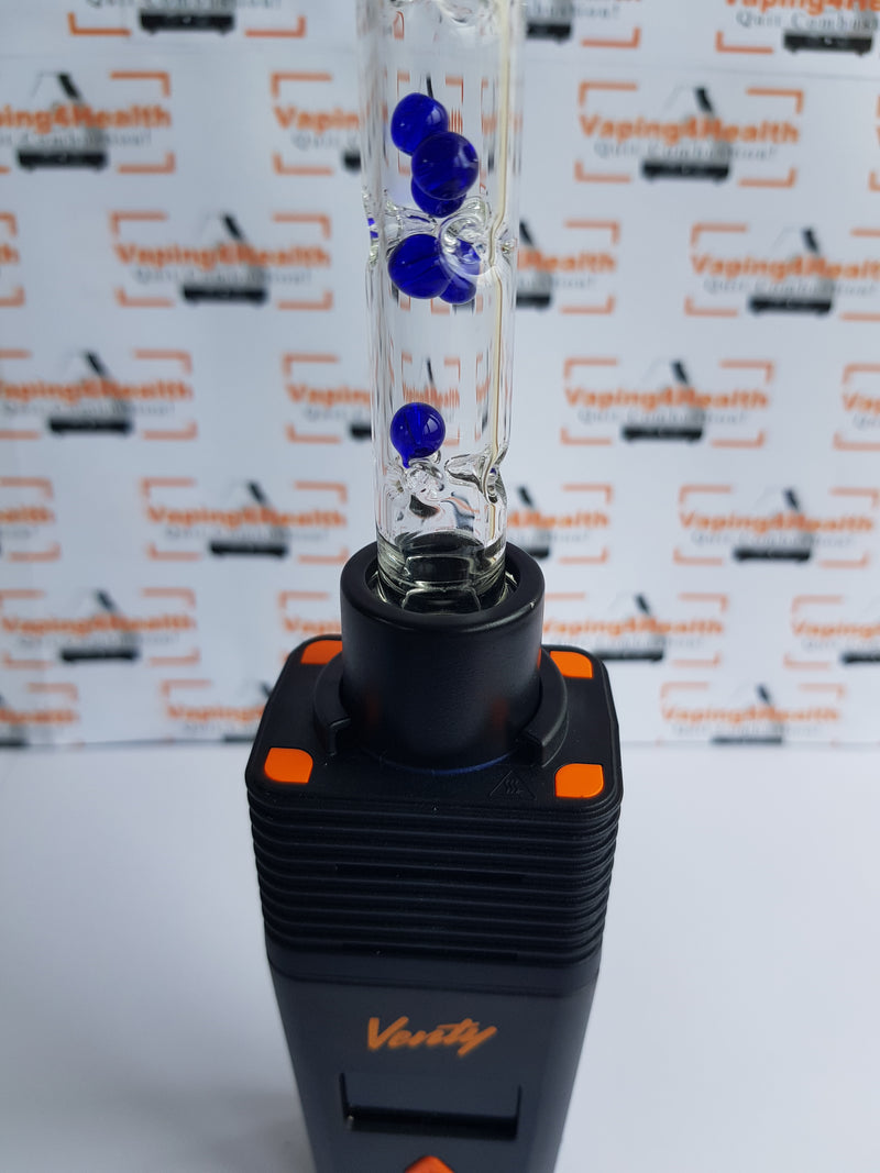 3D Glass Long Cooling Stem with Quartz Balls for VENTY