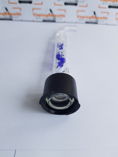 3D Glass Long Cooling Stem with Quartz Balls for VENTY