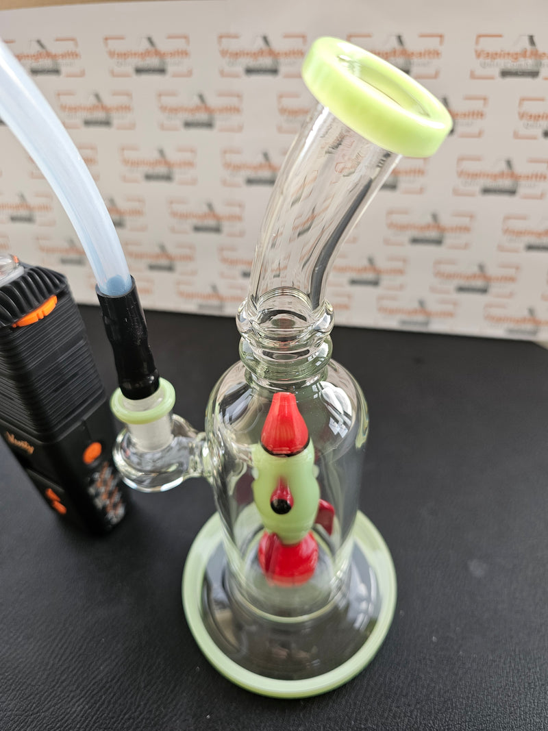 Rocket Glass Water Bubbler