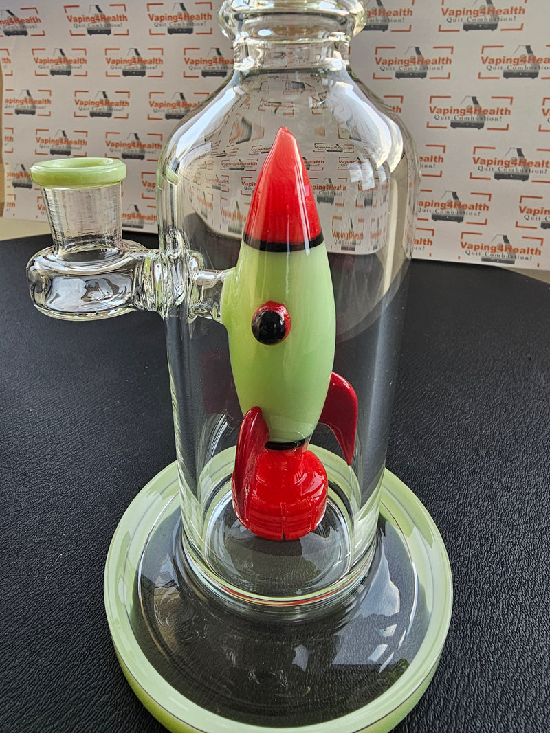 Rocket Glass Water Bubbler