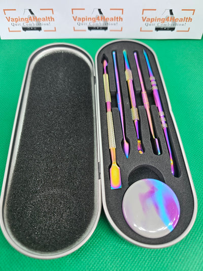 Premium Stainless Steel Dab Tool Set 6/7 Piece Kit