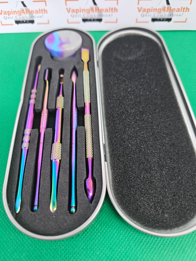 Premium Stainless Steel Dab Tool Set 6/7 Piece Kit