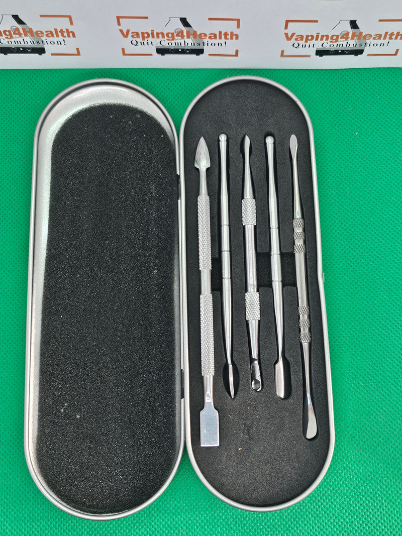 Premium Stainless Steel Dab Tool Set 6/7 Piece Kit