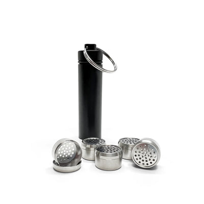 5 SOLID STAINLESS STEEL DOSING CAPSULES and CADDY for MIGHTY VENTY & CRAFTY