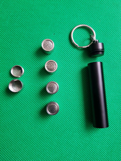 5 x Stainless Steel Dosing Capsules with Caddy for Tinymight 3