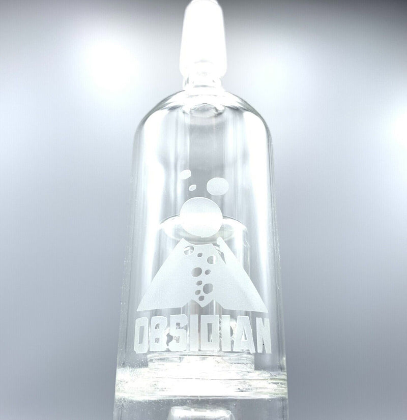 OBSIDIAN GLASS BUBBLER